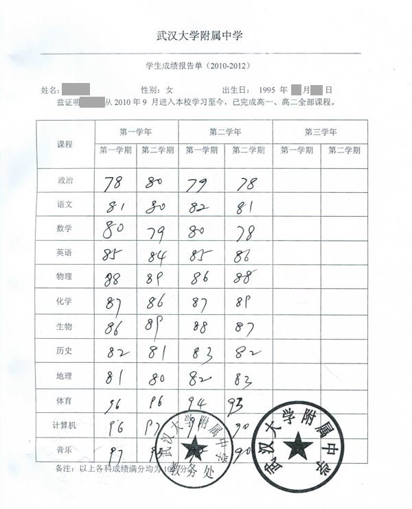 资源大全 最新信息 3,高中在读成绩公证书原件 4,初中毕业